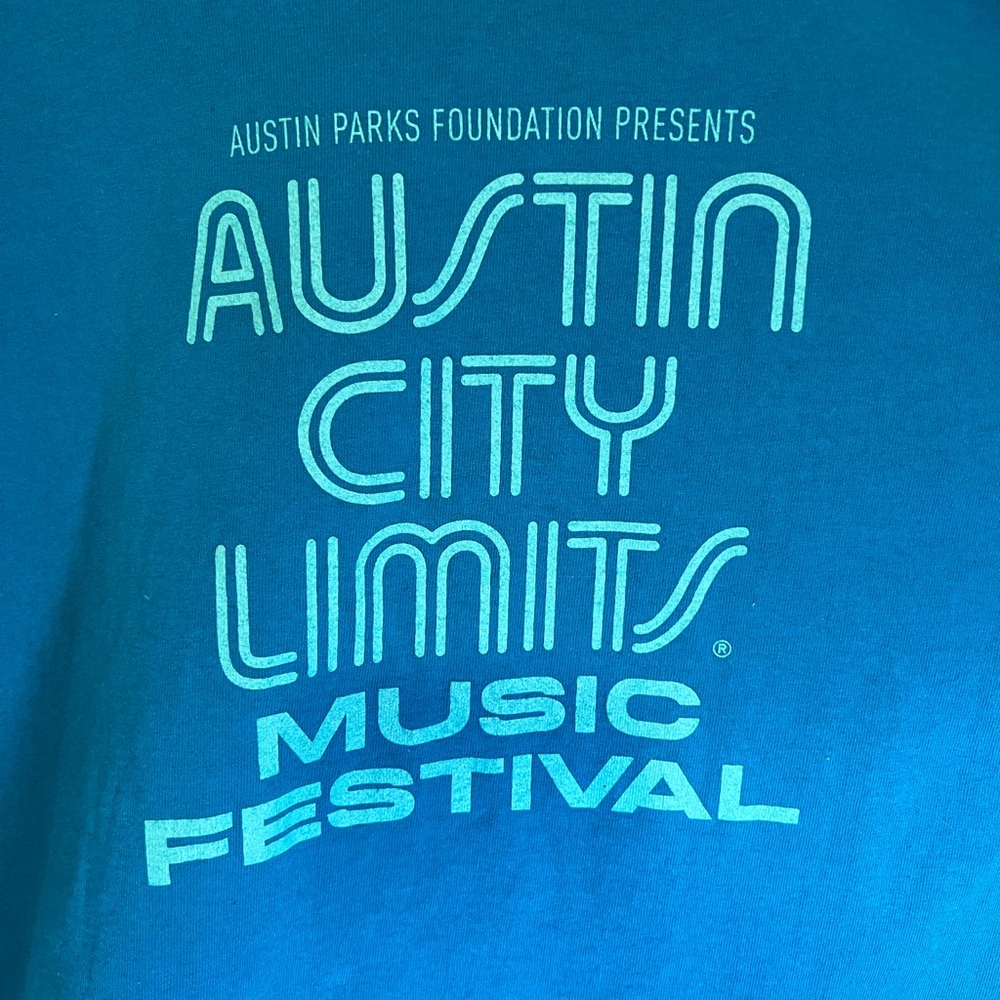 Austin City Limits Vintage Style Concert Graphic Cotton Tee Size XL